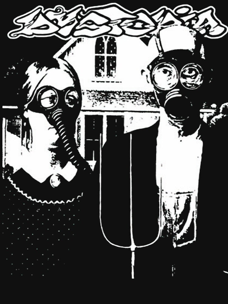 Dystopia Crust Punk Band - American Gothic - Vintage Heavy Metal by Ayslv
