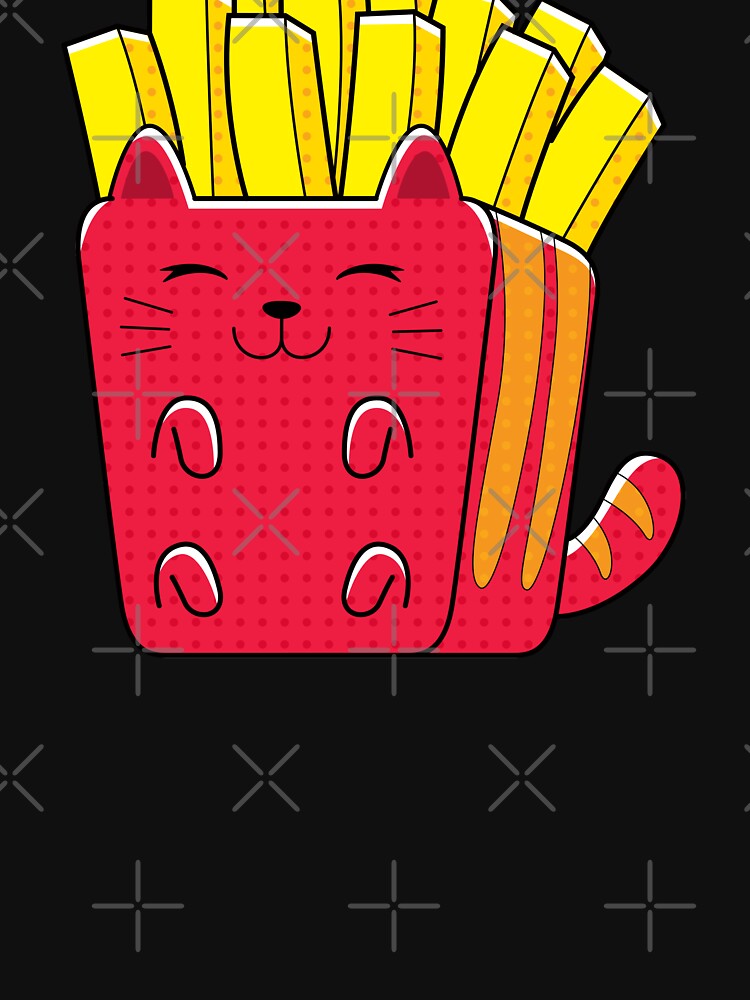 Yummy Kawaii Cat Chips by PosterpartyCo