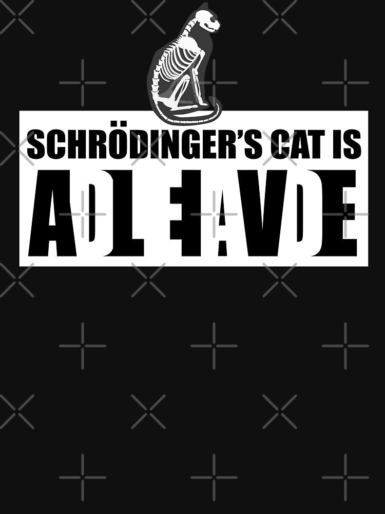 Schrödinger's cat is ADLEIAVDE by Alema Art