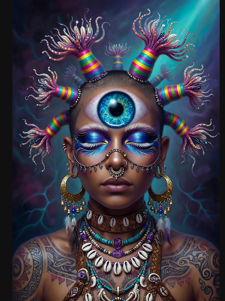 Bohemian Tribal Goddess | Mystical Boho Spirit Art by Ruta