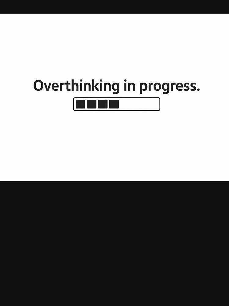 Minimal Black Text on White Funny Quote by Maverickystore