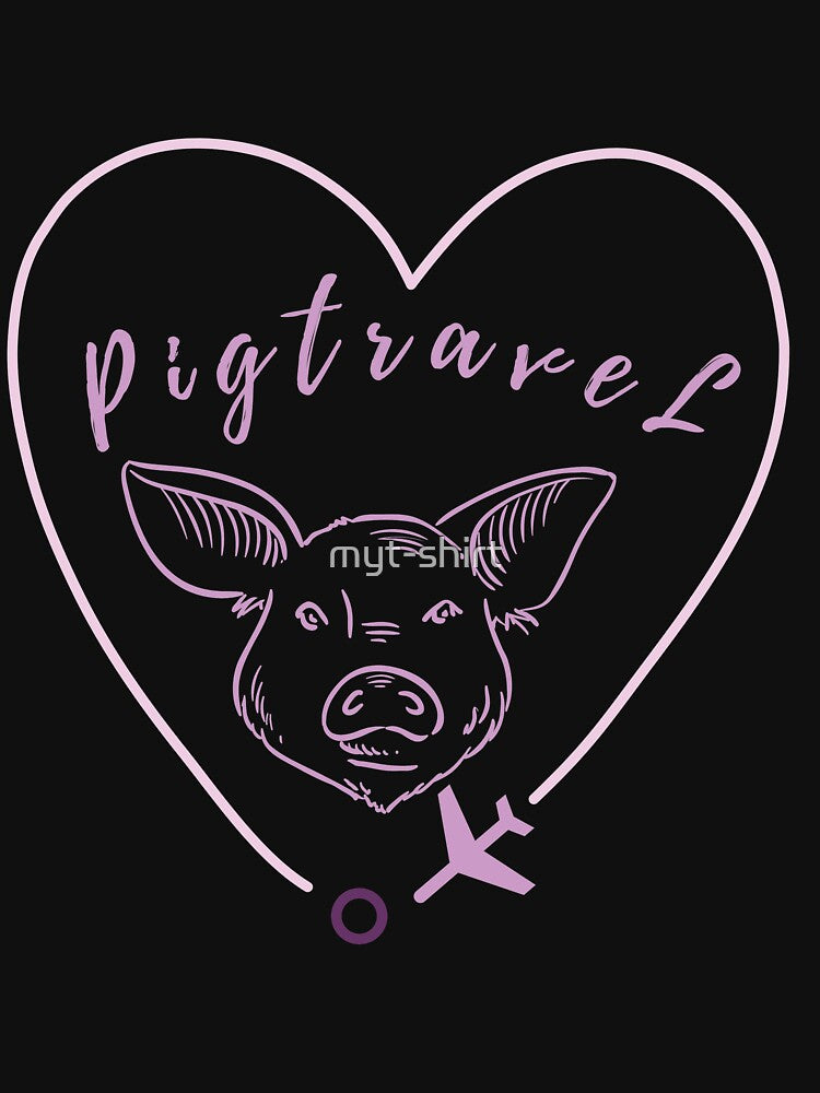 PIG LOVE TRAVEL by myt-shirt