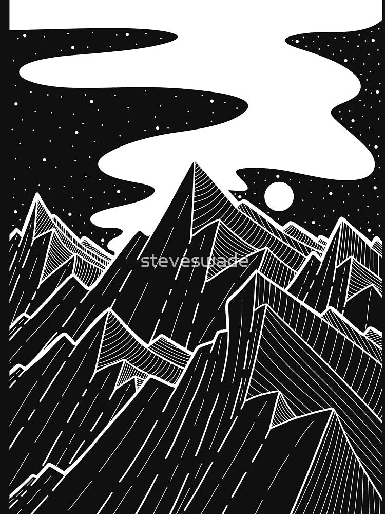 White smoke peaks by Swadeillustrations