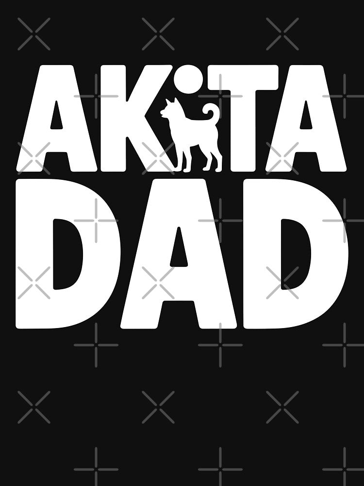 Akita Dad by theartfulaspie