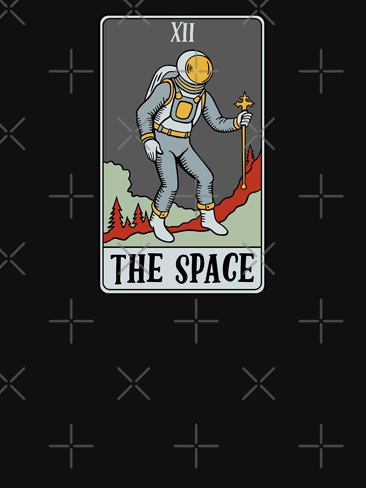 The Space - Funny Astronaut Mars Mission Tarot Card by isstgeschichte
