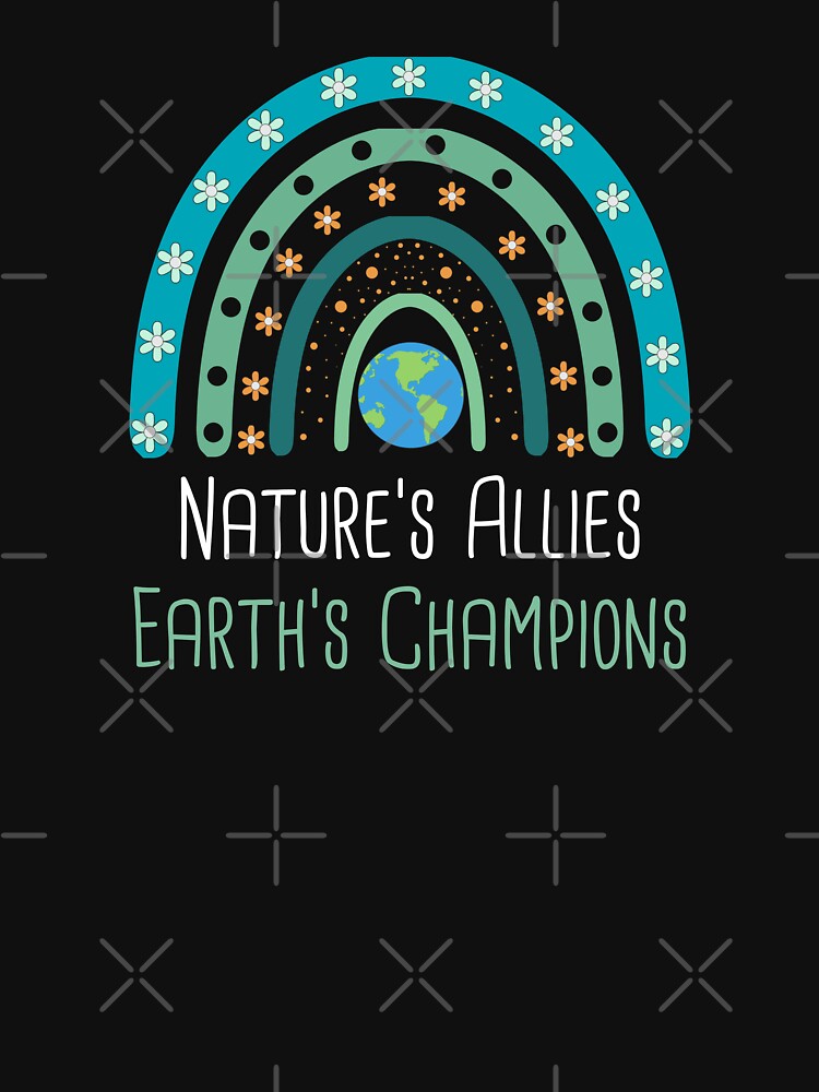 Nature's Allies, Earth's Champions Environmental Protection Positive Phrase by FemiBiutti