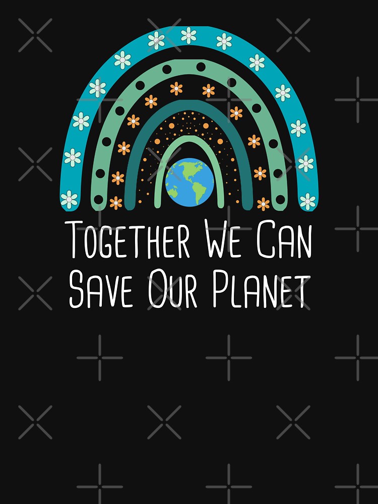 Together We Can Save Our Planet Environmental Protection Positive Phrase by FemiBiutti