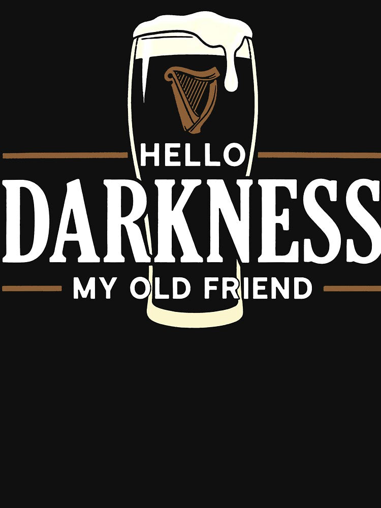 Hello Darkness My Old Friend Vitamin G Funny Quote by BingyBongoArt