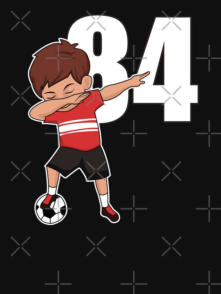 Awesome Soccer Player Number 84 Soccer Athlete Athletic Sports Team by VollLaser