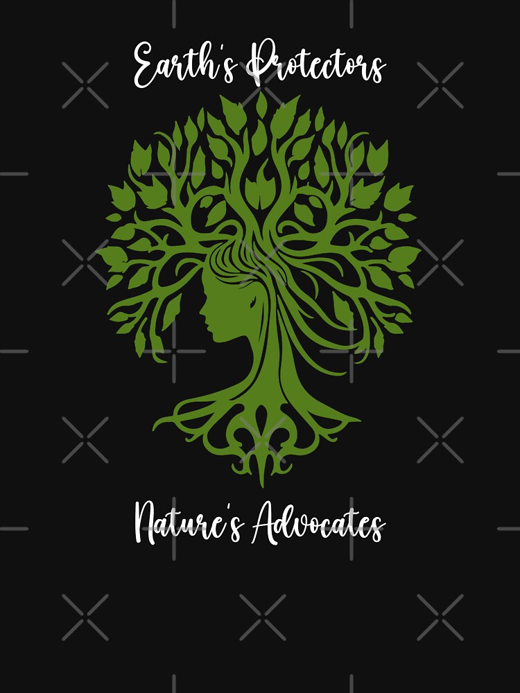 Earth's Protectors, Nature's Advocates Environmental Protection Positive Text by FemiBiutti
