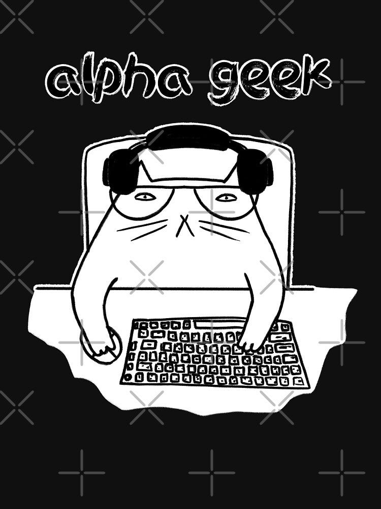 Alpha geek cat by eri-morie