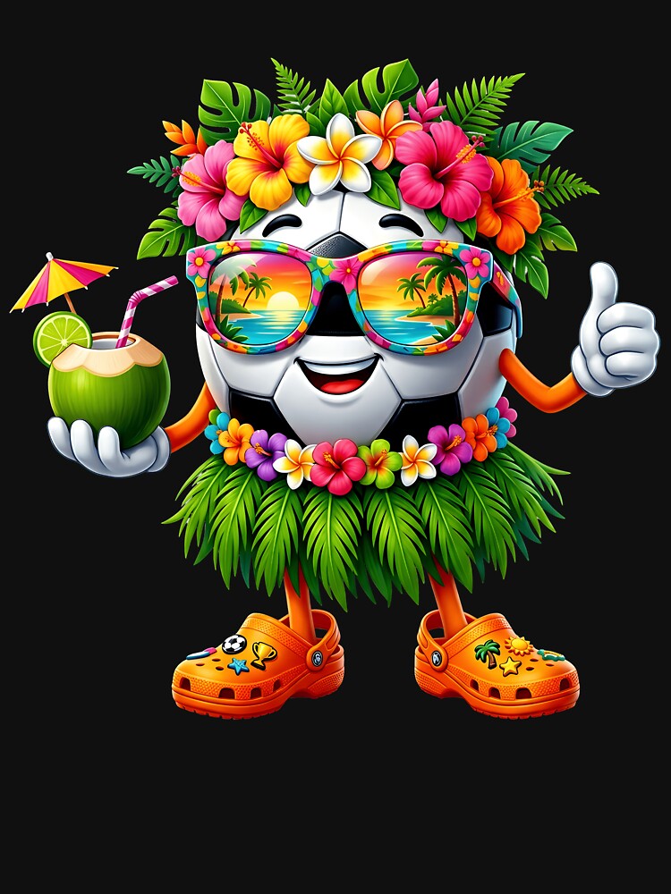 Hawaiian Soccer Hawaii Tropical Beach Summer Vacation Kids by Littermin