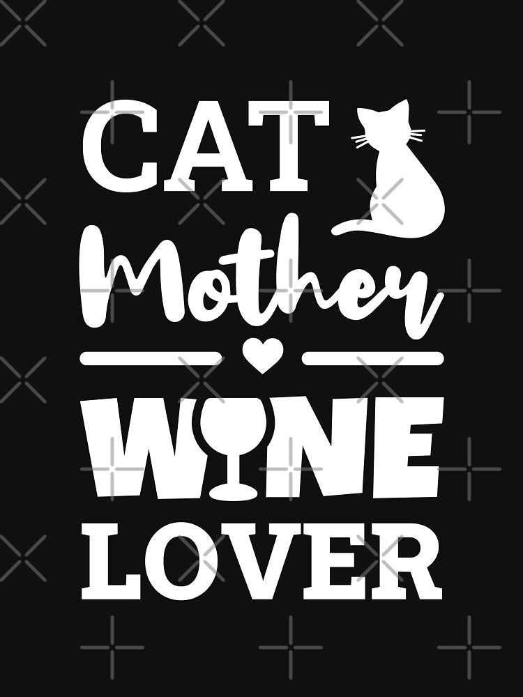 Cat Mother Wine Lover (white) by FilipeFerreira