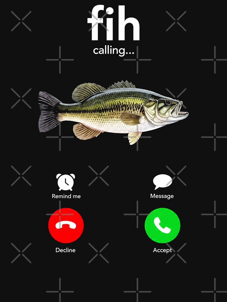 Fih Calling Misspelled Fish Meme Humor by Starry Night Creative Art