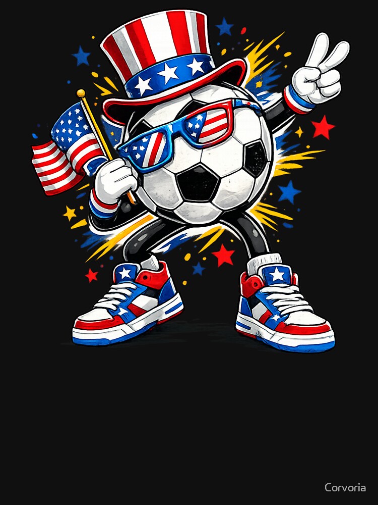 American Soccer Ball Gift by Corvoria