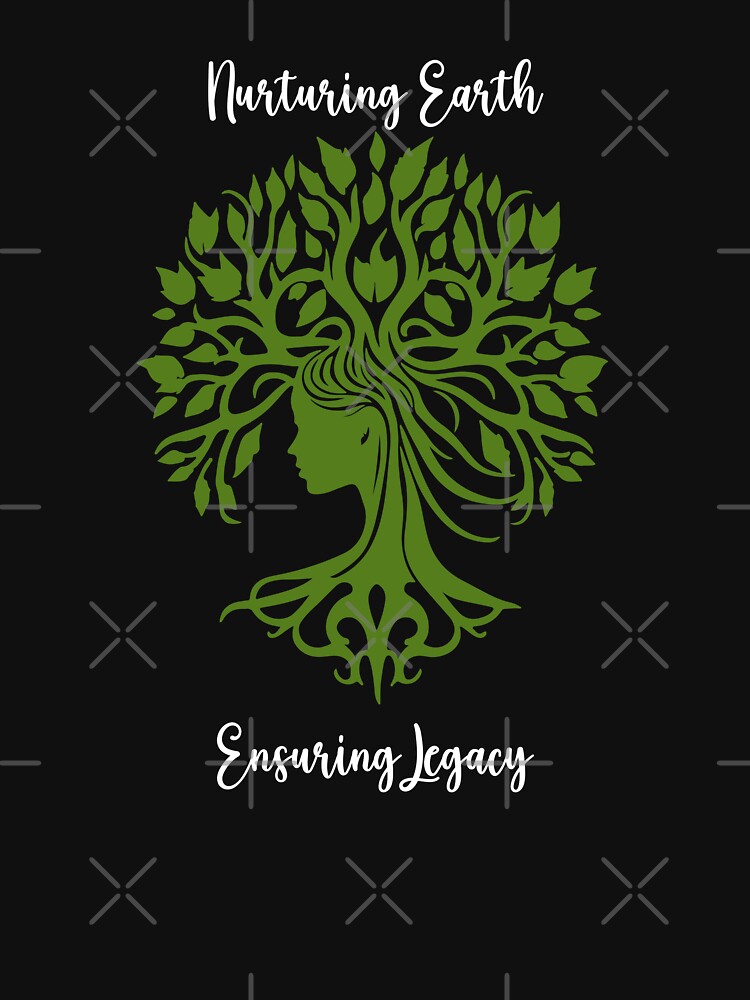 Nurturing Earth, Ensuring Legacy Environmental Protection Positive Text by FemiBiutti