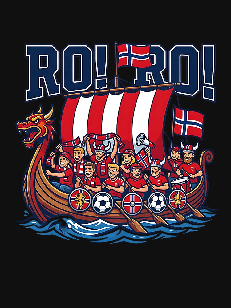 Ro Ro Norway Viking Ship Soccer Fan by ZboncakReba