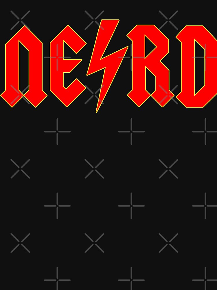 NERD - lettering with lightning by MyREDBlack