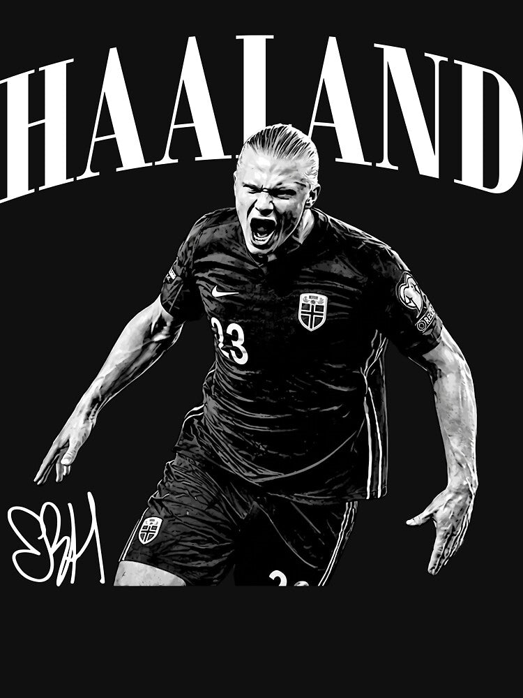 Erling Haaland Norway Football World Cup 2026 signature by DonetTrent