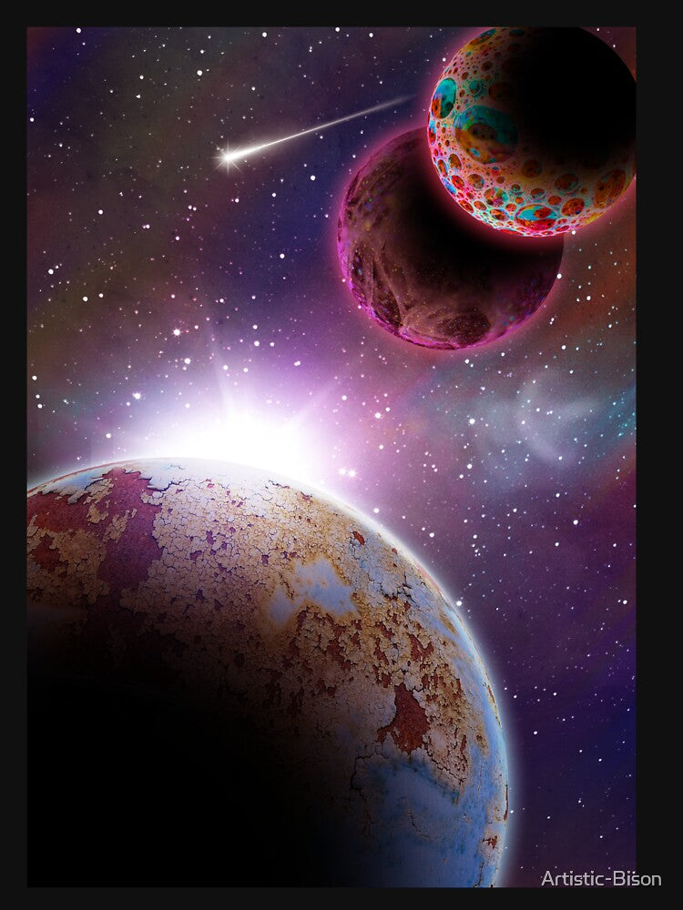 Space Landscape Poster by Artistic-Bison