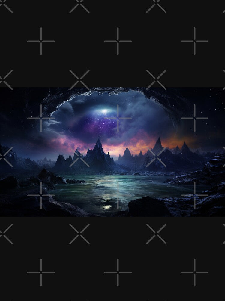 Dark Fantasy Landscape - Orbiting a Black Hole by Fantasy Masterpiece