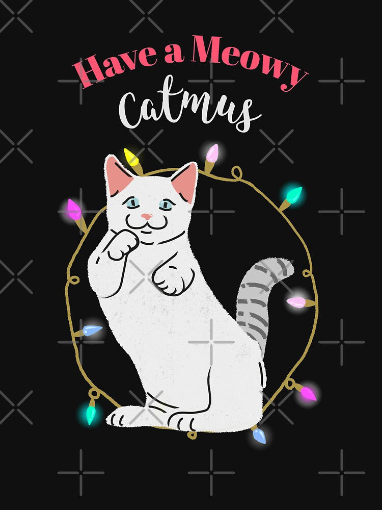 Cat lover Happy Christmas 2020, Have a Meowy Catmus! by Happy-PrintZ