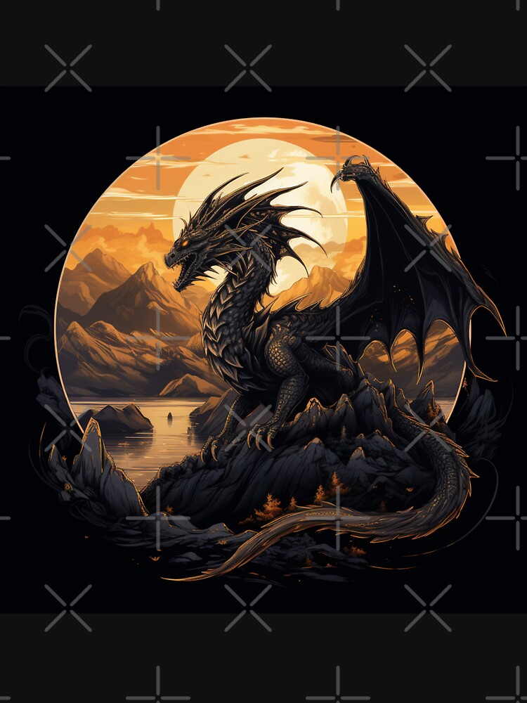 Fantasy Fiction - Dark Fantasy Dragon by Fantasy Masterpiece