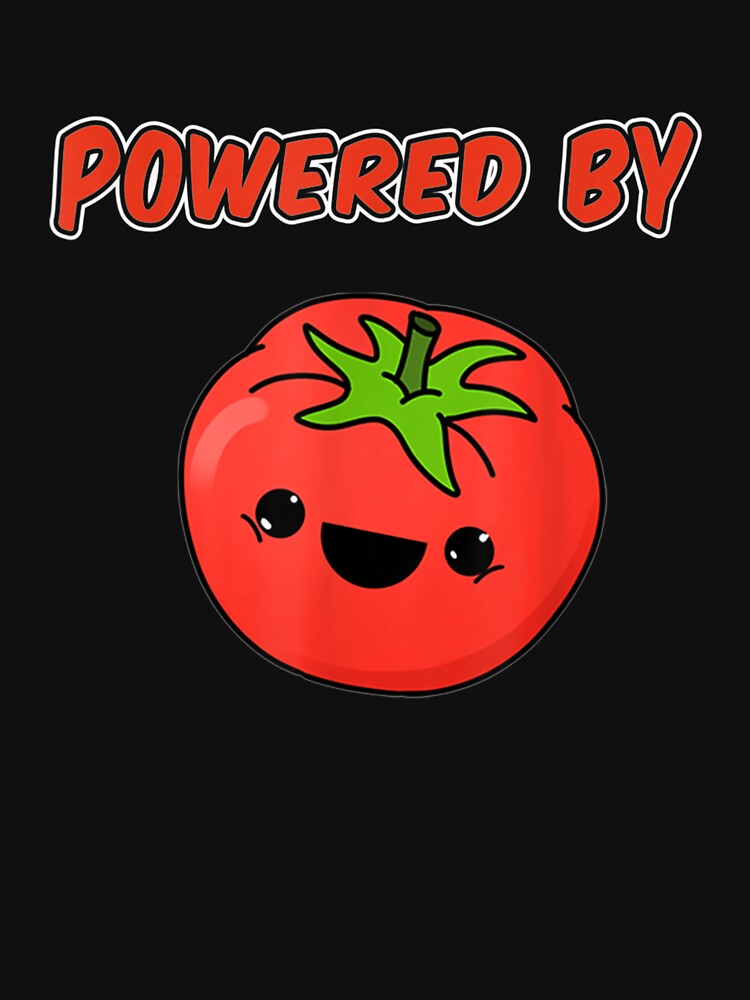 Powered By Tomatoes Kawaii Tomato by jerrie9