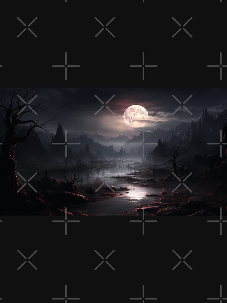 Dark Fantasy Landscape - Eerie Nightscape by Fantasy Masterpiece