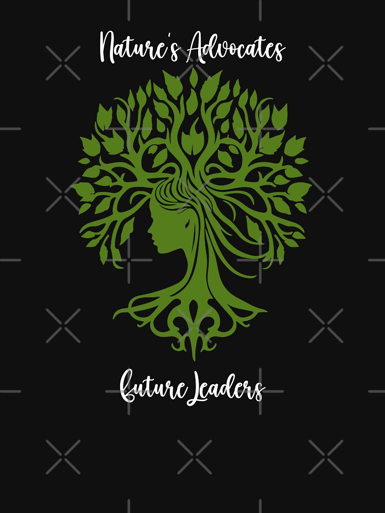 Nature's Advocates, Future Leaders Environmental Protection Positive Text by FemiBiutti