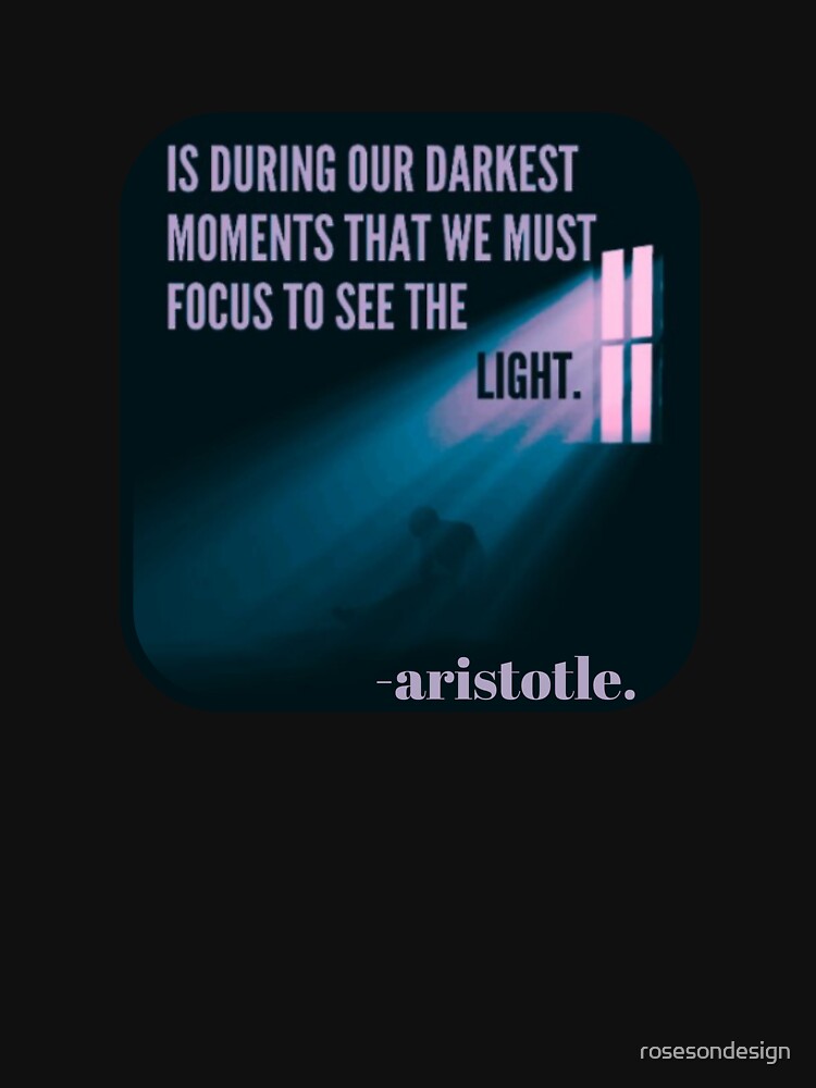 aristotle Motivational Inspirational quote by rosesondesign