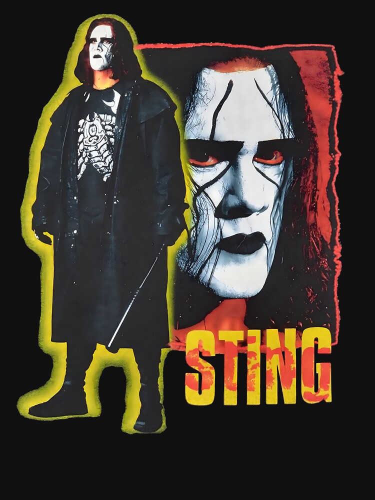 Sting The Crow - Retro 90s Wrestling Legend by cubomtumeshop