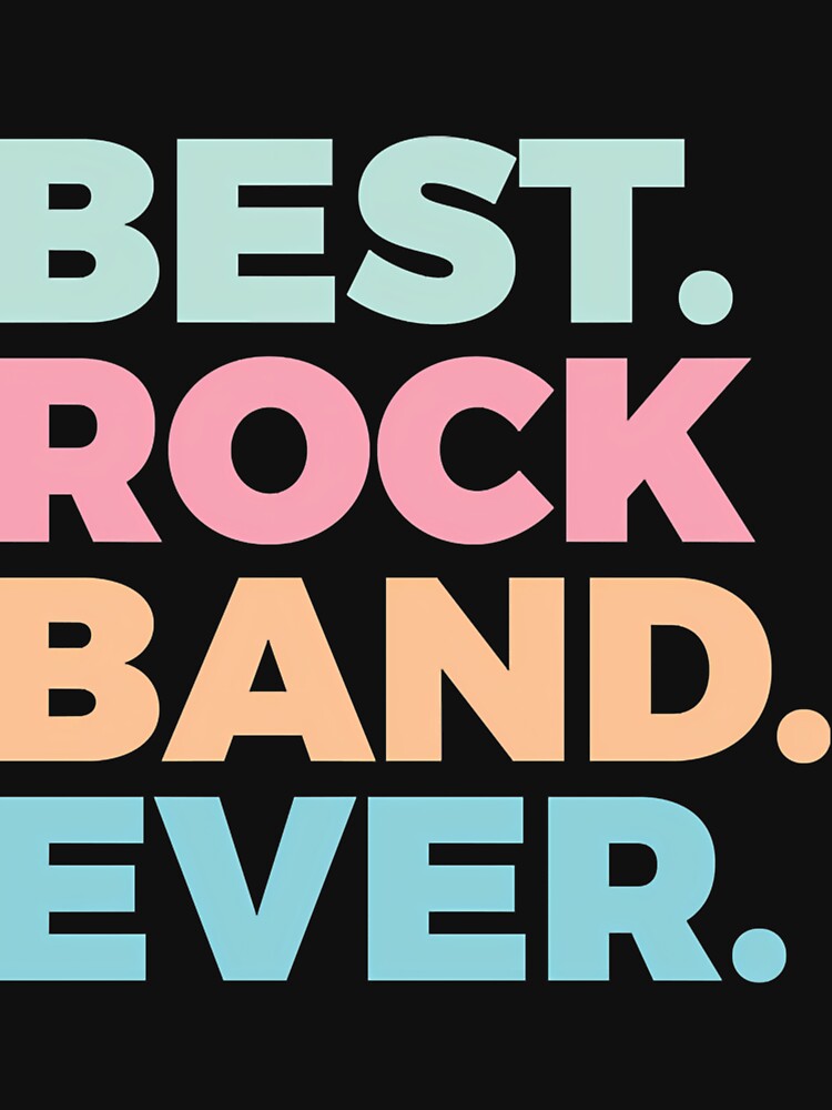 Best Rock Band Ever Music Band Rock Music Lovers Classic by ChancyHilli