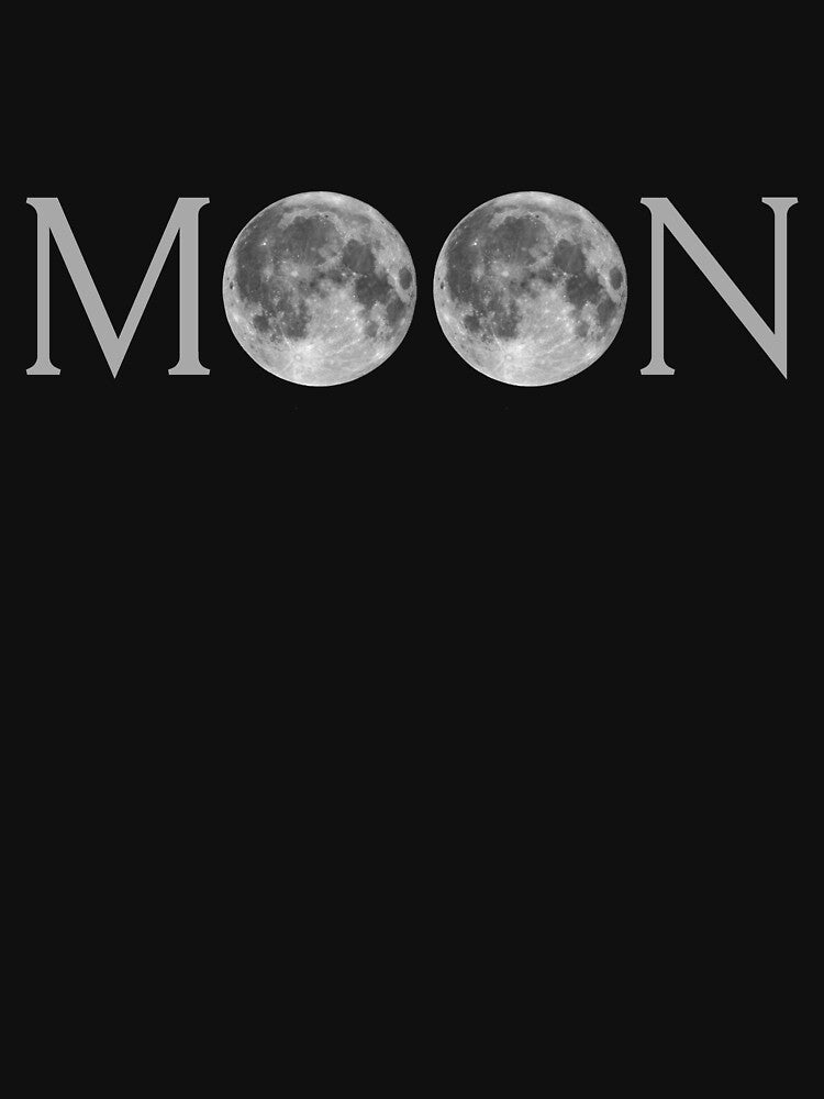 Minimalist Moon Wordmark by CyrilloArt