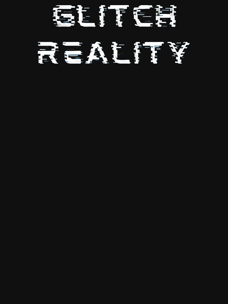 Glitch Reality Modern Design by WearifyStudio