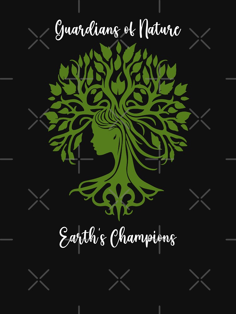 Guardians of Nature, Earth's Champions Environmental Protection Positive Text by FemiBiutti