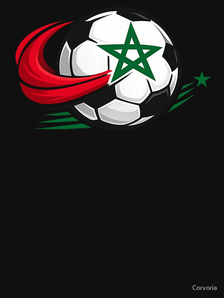Morocco Soccer Fan Gift by Corvoria