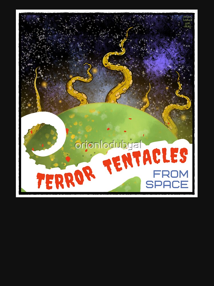 Terror Tentacles From Space Retro Movie Poster by orionlodubyal