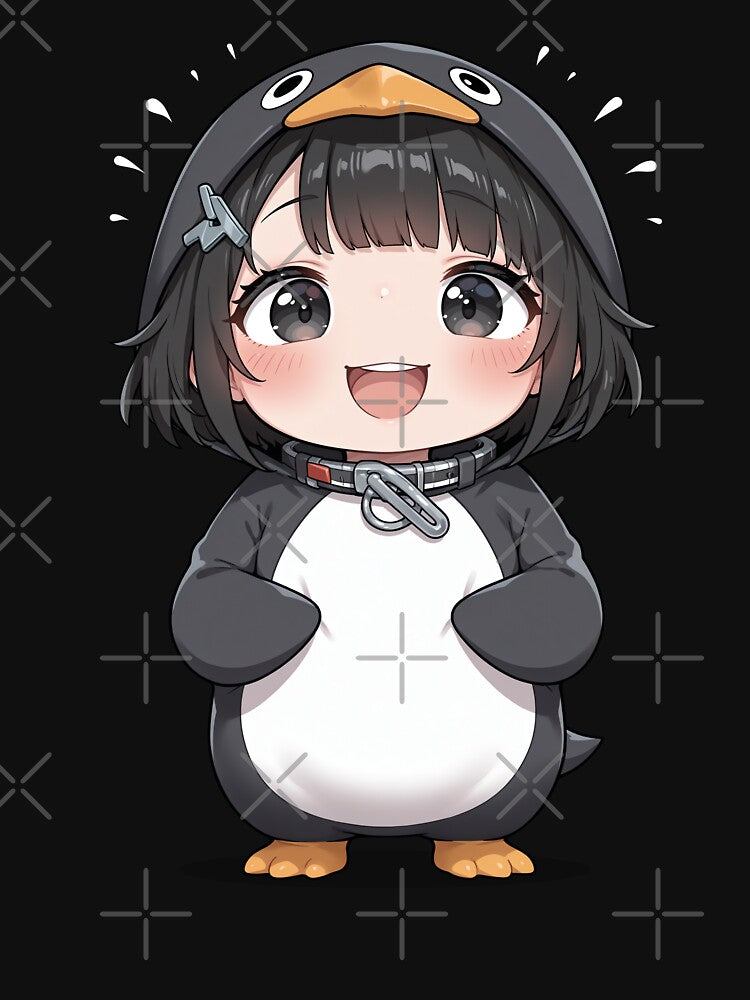 Gugugaga Penguin Girl Kawaii Chibi by Pong Lizardo
