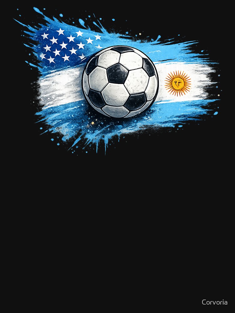 Argentina Soccer Fan Gift by Corvoria