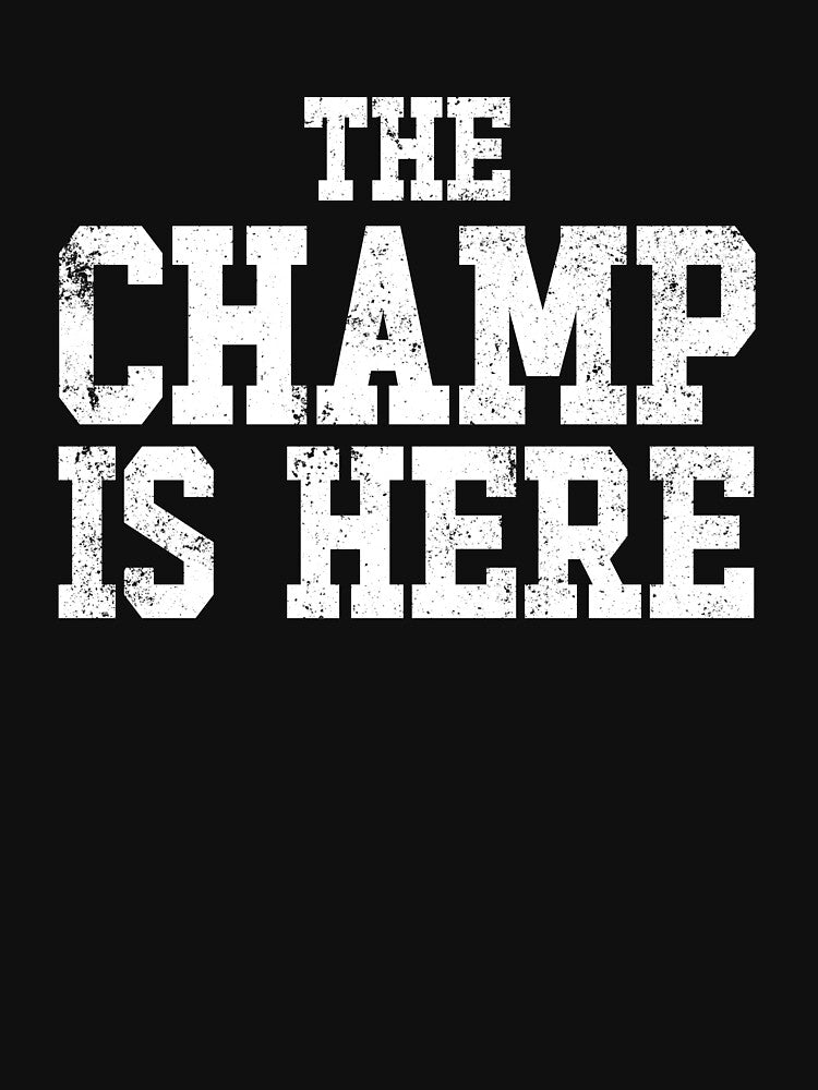 The Champ Is Here Fantasy Football Gear by DynamicDesign