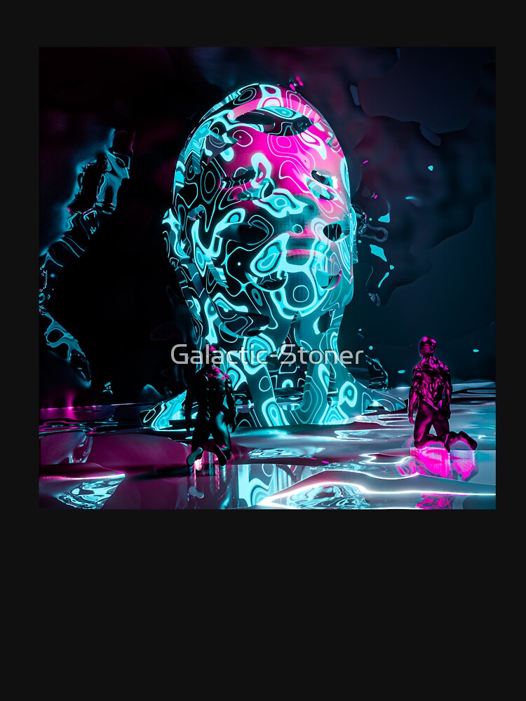 Cyan Cyber SciFi Idol by Galactic-Stoner