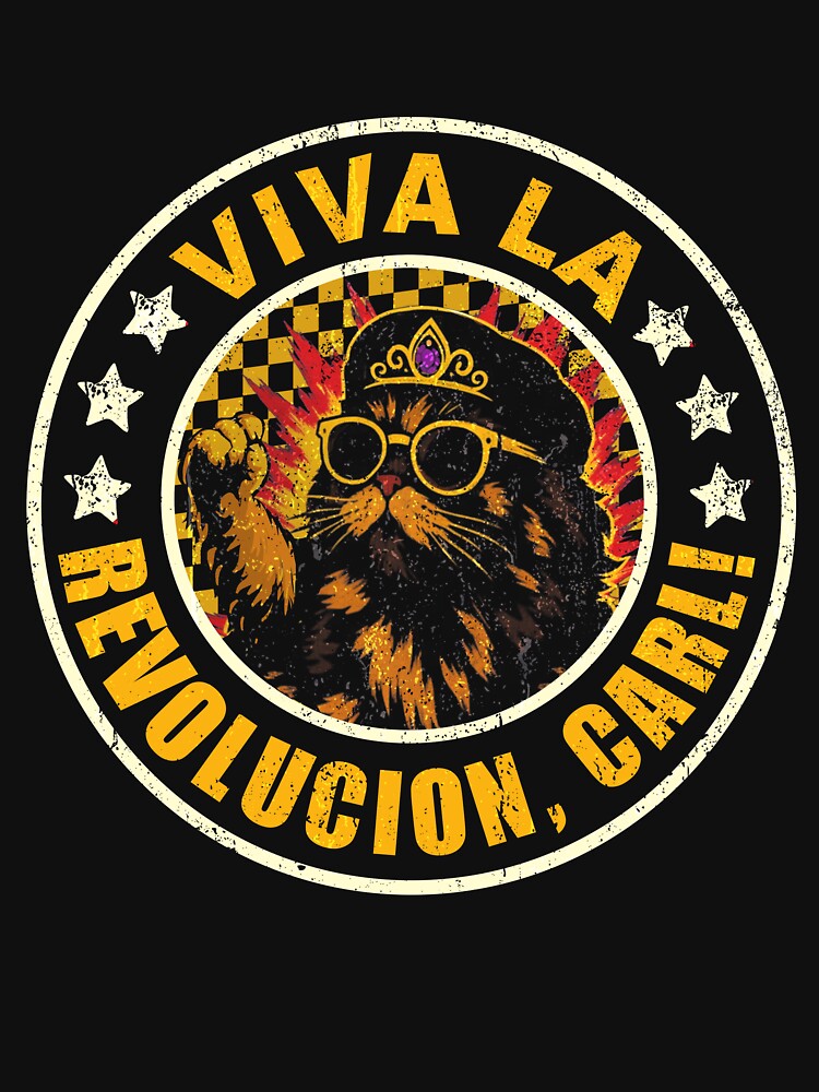 Iviva La Revolution Carl Cat Lover by Ortigzitoun