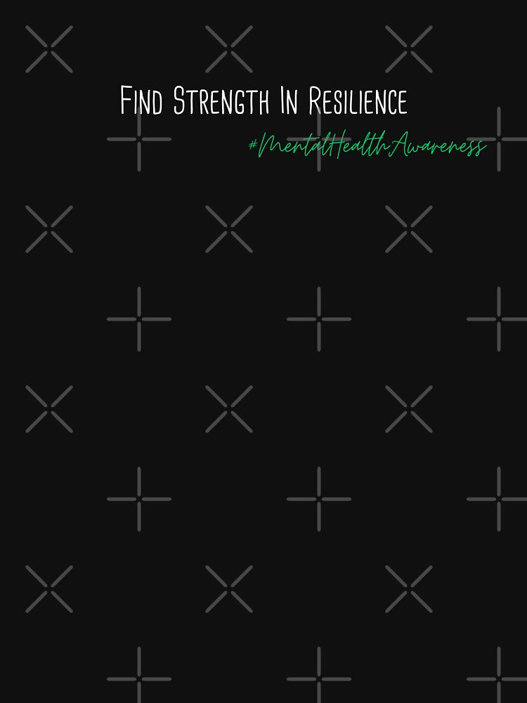 Find Strength In Resilience Mental Health Awareness Positive Inspirational Phrase by FemiBiutti