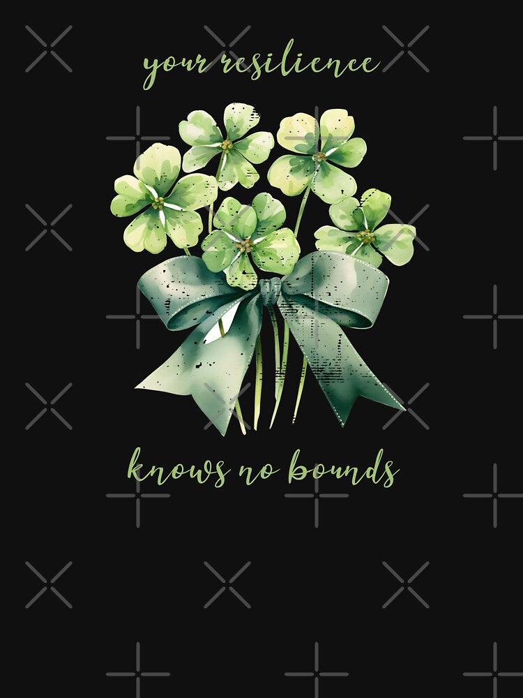 Your Resilience Knows No Bounds Mental Health Awareness Positive Inspirational Text by FemiBiutti