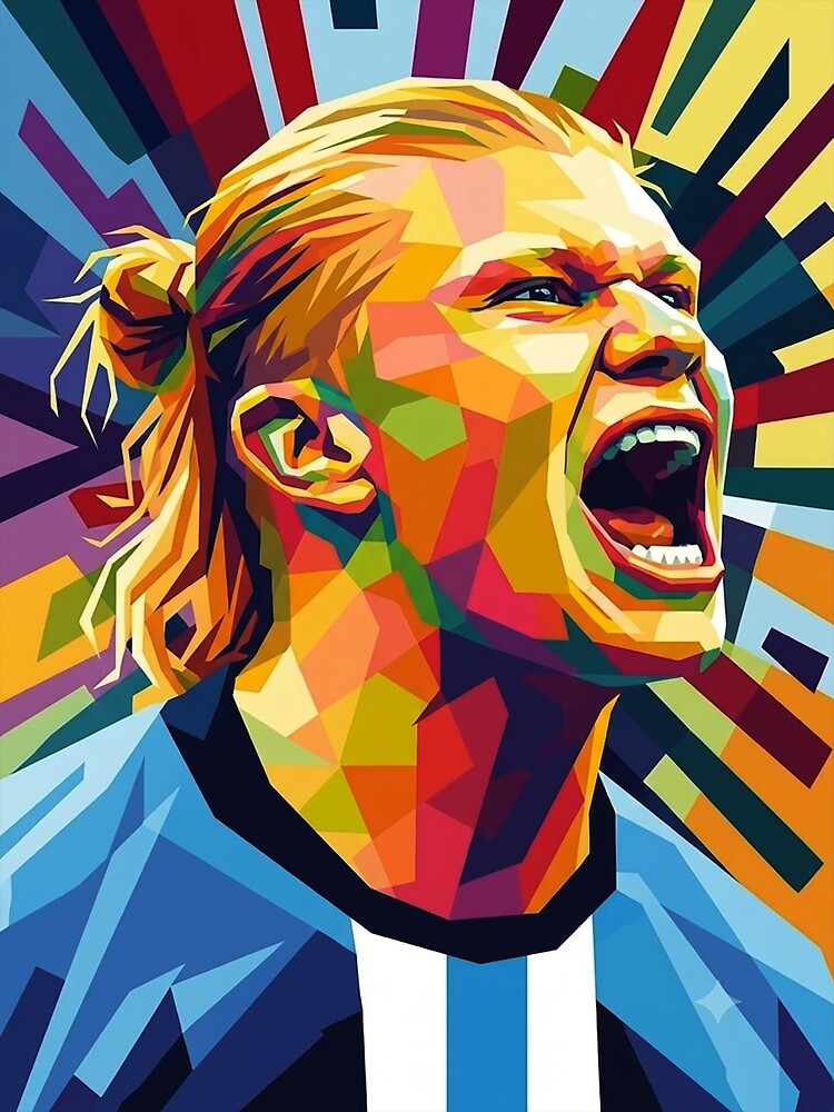 erling haaland Wpap Pop Art by DonetTrent