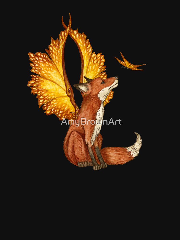 Curious Fox Fairy by AmyBrownArt