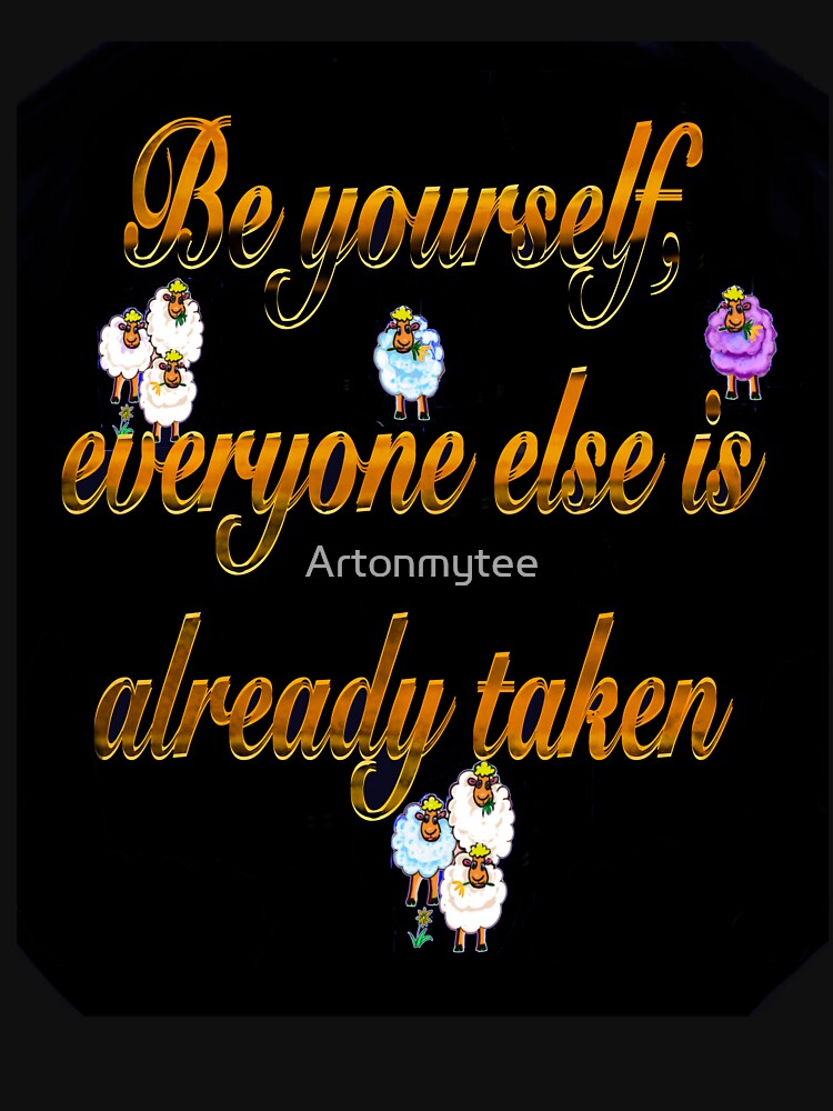 Inspirational motivational quote affirmation - self love by Artonmytee