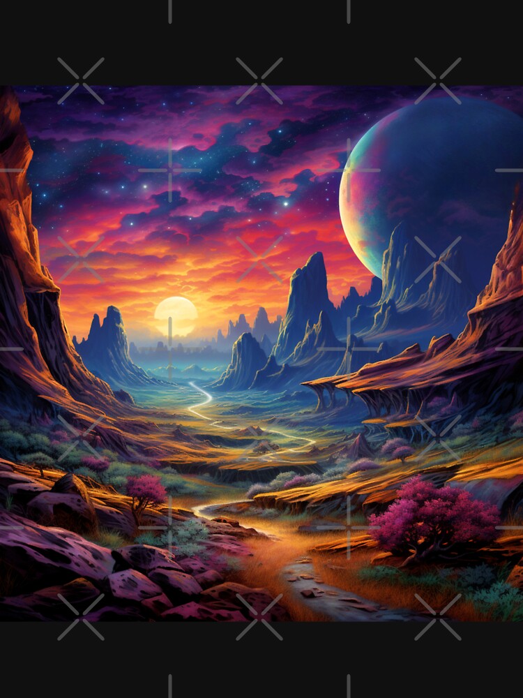 Fantasy Landscape - Kaleidoscope Canyons by Fantasy Masterpiece