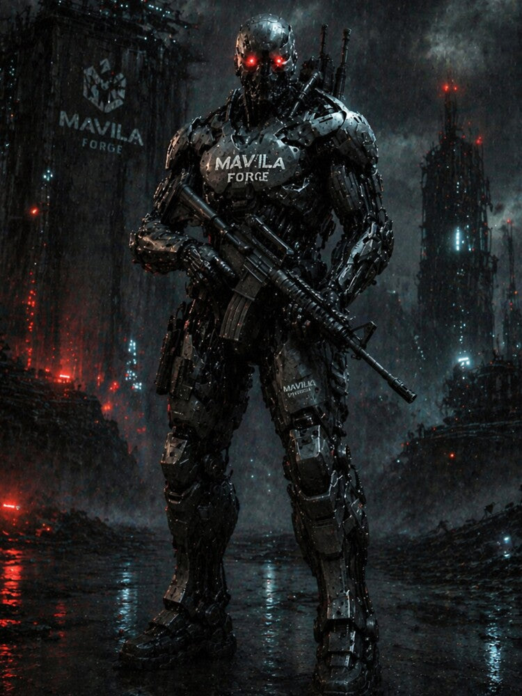 Sci-Fi Cybernetic Warrior Armor by Mavila Forge